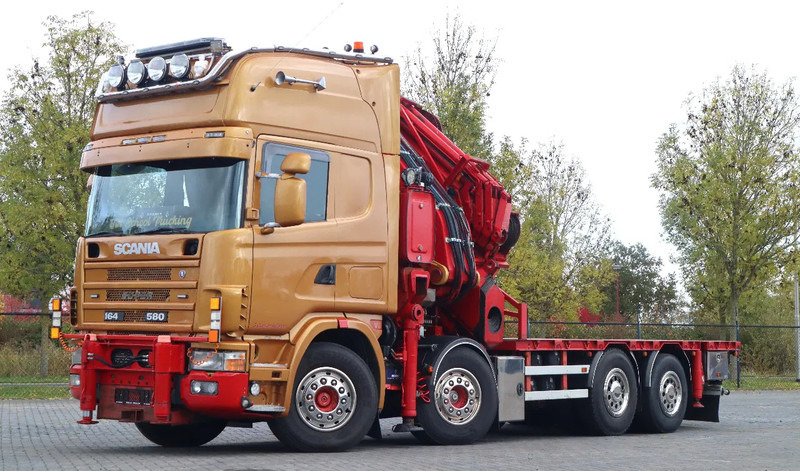 Scania R164-580 V8 8X2 | COPMA 990 | JIB | 6+4 EXT | WINCH | REMOTE - Kranbil: bild 1 Scania R164-580 V8 8X2 | COPMA 990 | JIB | 6+4 EXT | WINCH | REMOTE - Kranbil: bild 1