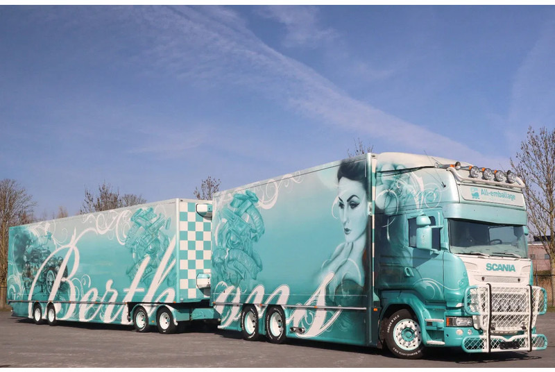 Scania R560 V8 | BERTHONS HOT ROD | CUSTOM SPECIAL TRUCK - Lastbil med skåp: bild 1 Scania R560 V8 | BERTHONS HOT ROD | CUSTOM SPECIAL TRUCK - Lastbil med skåp: bild 1