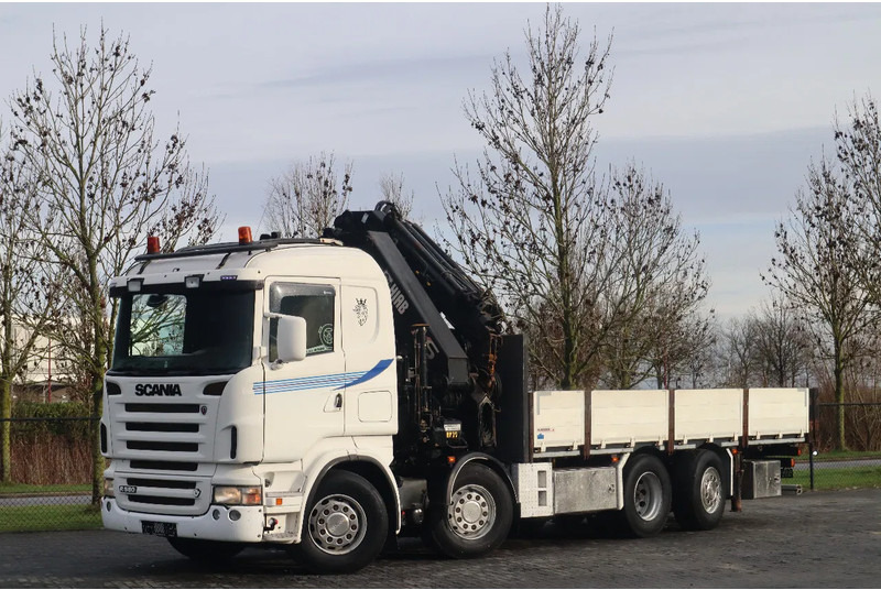 Scania R580 V8 | 8X2*6 | HIAB 422E-5 | JIB | MANUAL | RETARDER | EURO 3 - Kranbil: bild 2 Scania R580 V8 | 8X2*6 | HIAB 422E-5 | JIB | MANUAL | RETARDER | EURO 3 - Kranbil: bild 2