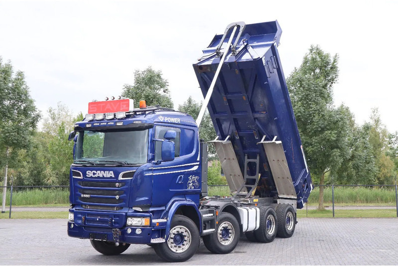 Scania R580 V8 | FULL STEEL | BIG AXLES | RETARDER | EURO 6 - Tippbil lastbil: bild 1 Scania R580 V8 | FULL STEEL | BIG AXLES | RETARDER | EURO 6 - Tippbil lastbil: bild 1