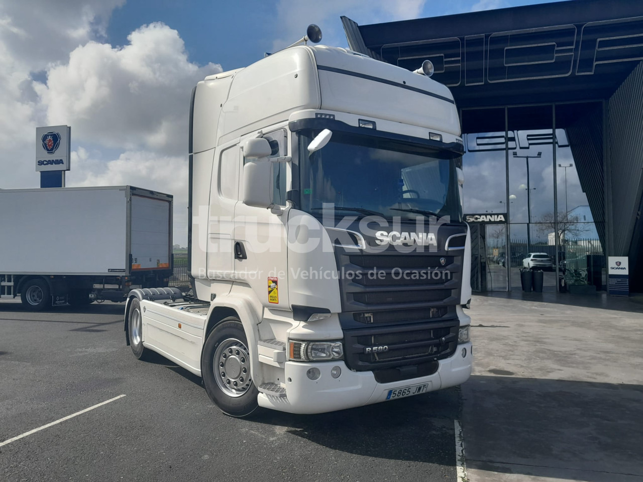 SCANIA R580 TOPLINE - Dragbil: bild 1 SCANIA R580 TOPLINE - Dragbil: bild 1