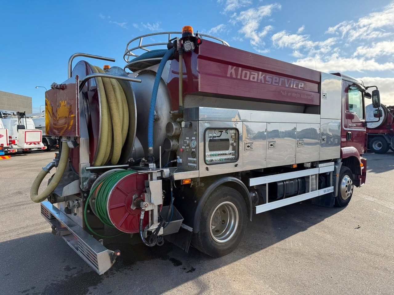 MAN TGM 14.250 VM-Tarm Stainless Steel 5600 l. Kombi - Sugbil: bild 3 MAN TGM 14.250 VM-Tarm Stainless Steel 5600 l. Kombi - Sugbil: bild 3