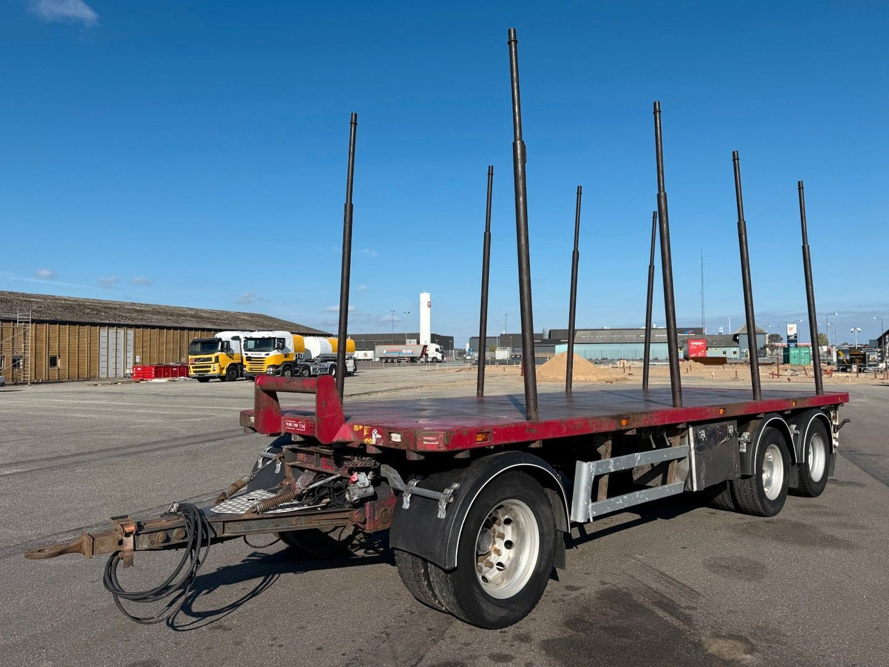 Menke-Janzen 24 t. 3 axle Woodtransport / Holztransport - Timmersläp: bild 1 Menke-Janzen 24 t. 3 axle Woodtransport / Holztransport - Timmersläp: bild 1