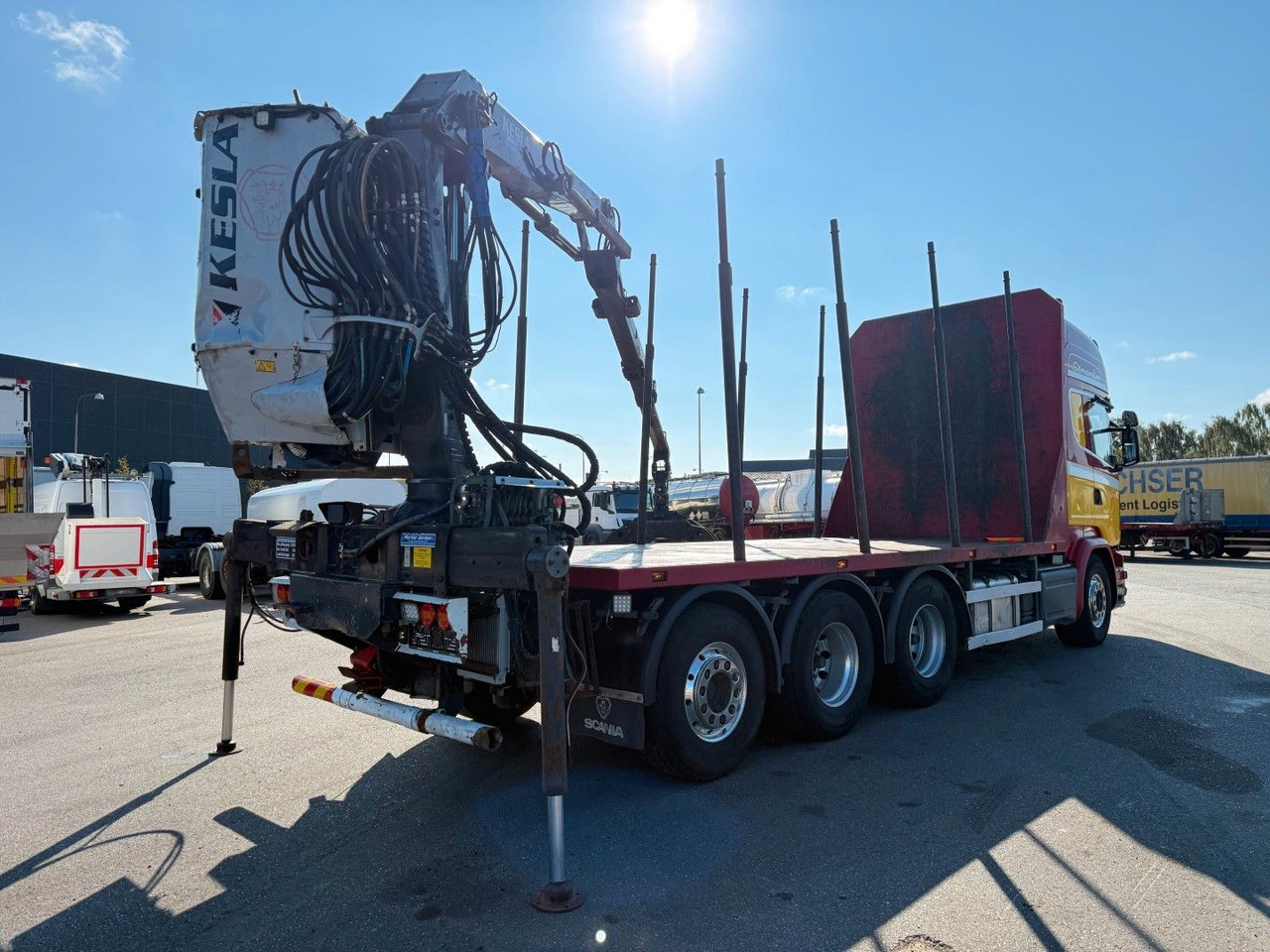 Scania R580 V8 8x4*4 Crane Kesla 21127 / Woodtransport - Kranbil: bild 3 Scania R580 V8 8x4*4 Crane Kesla 21127 / Woodtransport - Kranbil: bild 3