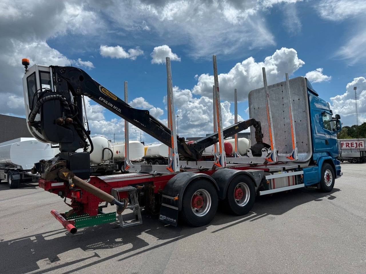 Scania R730 V8 6x4 Palfinger Epsilon M12L80 / Holz Wood - Timmerbil, Kranbil: bild 4 Scania R730 V8 6x4 Palfinger Epsilon M12L80 / Holz Wood - Timmerbil, Kranbil: bild 4