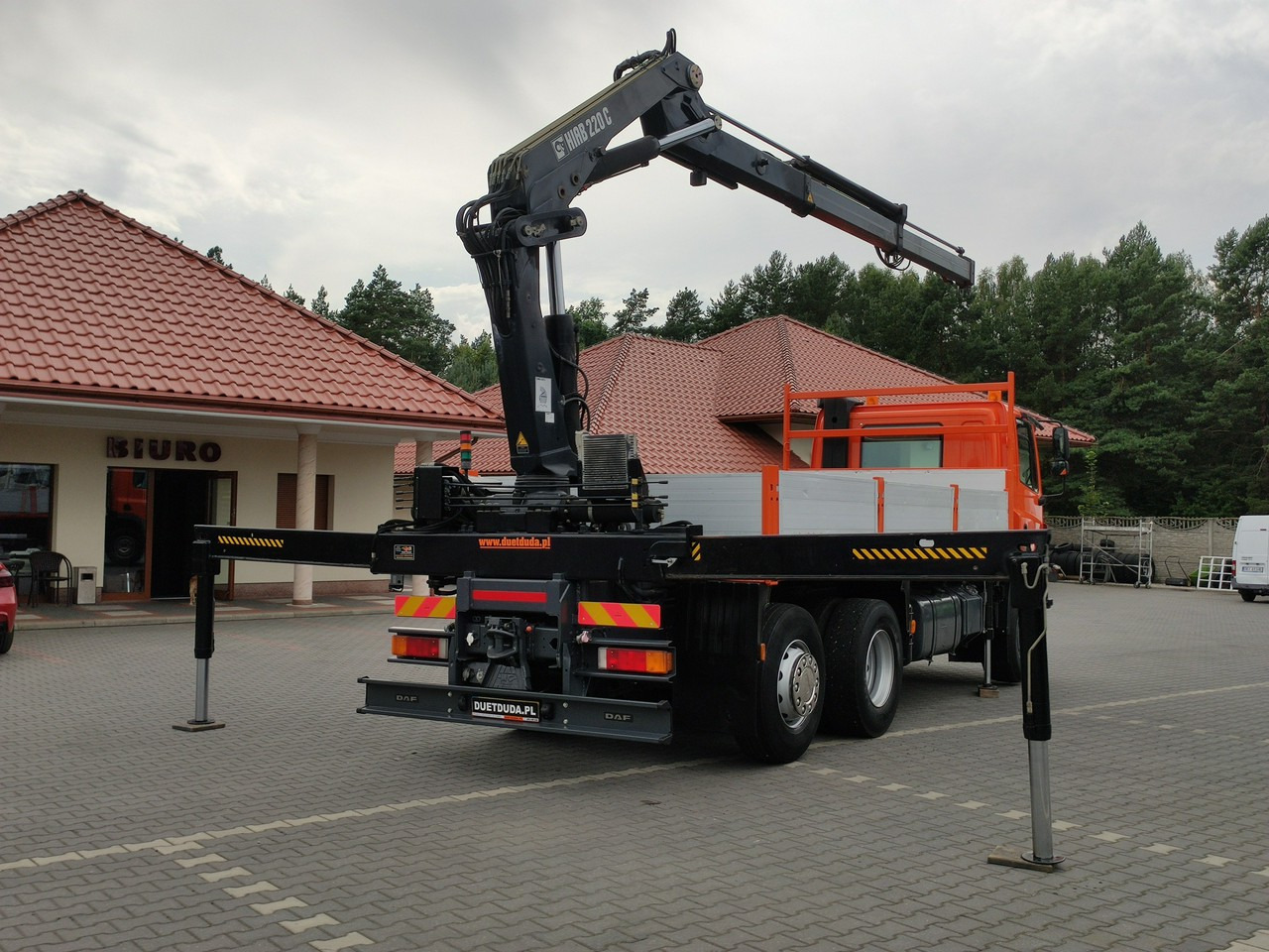 DAF CF 85.380 6x2 Oś Skrętna Skrzynia HDS HIAB 220C + Pilot - Flakbil, Kranbil: bild 5 DAF CF 85.380 6x2 Oś Skrętna Skrzynia HDS HIAB 220C + Pilot - Flakbil, Kranbil: bild 5