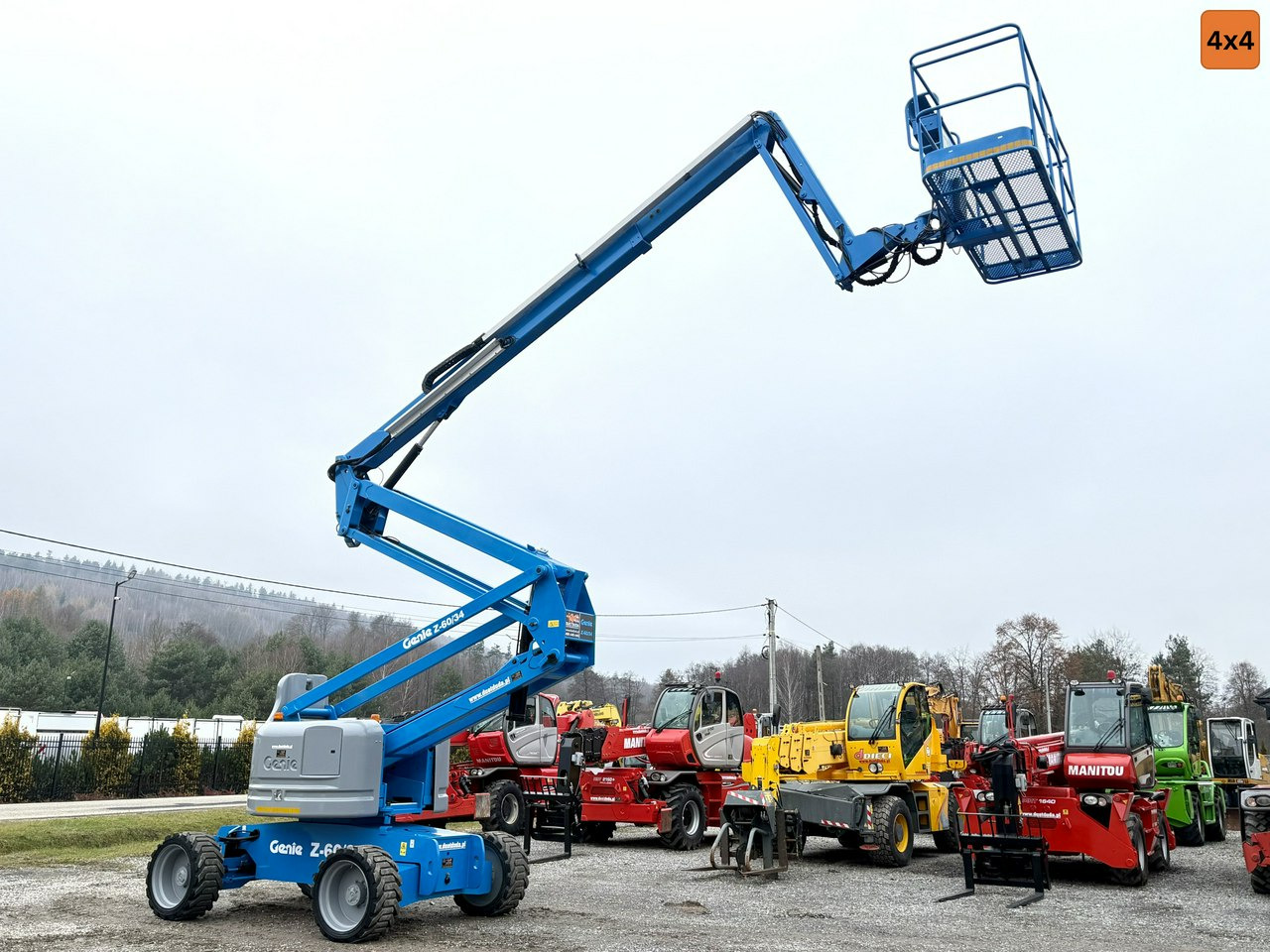 Manitou 200 ATJ Genie Z60/34 PODNOŚNIK PRZEGUBOWY TELEKOPOWY JGL 4x4 4WD - Bomlift: bild 1 Manitou 200 ATJ Genie Z60/34 PODNOŚNIK PRZEGUBOWY TELEKOPOWY JGL 4x4 4WD - Bomlift: bild 1