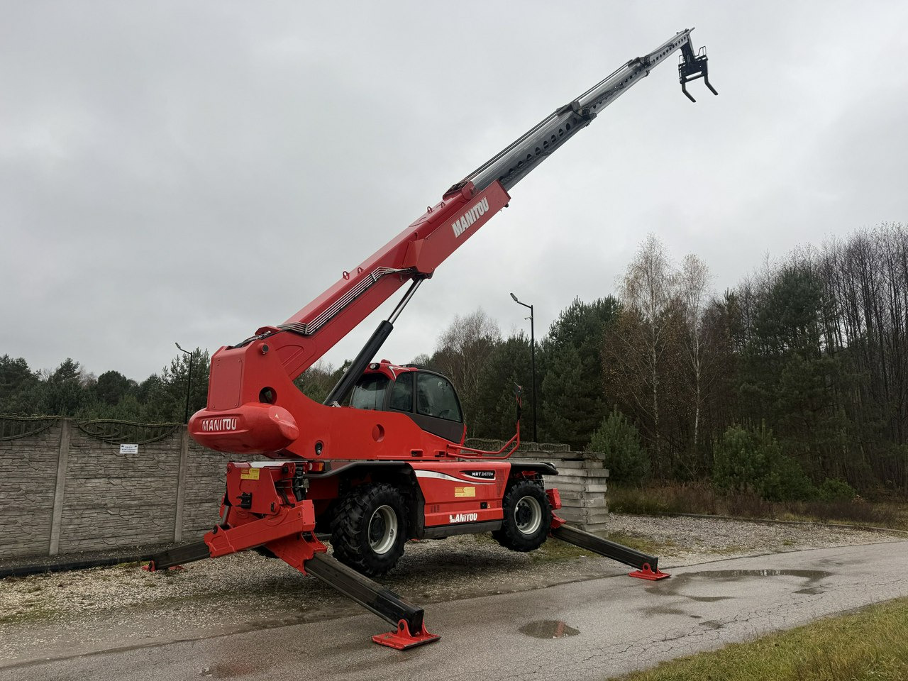 Teleskoplastar Manitou MRT 2470 + PRIVILEGE ST4 S1 ROTO Ładowarka Teleskopowa: bild 6