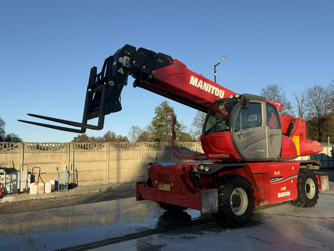 Teleskoplastar Manitou MRT 2470 + PRIVILEGE ST4 S1 ROTO Ładowarka Teleskopowa: bild 9