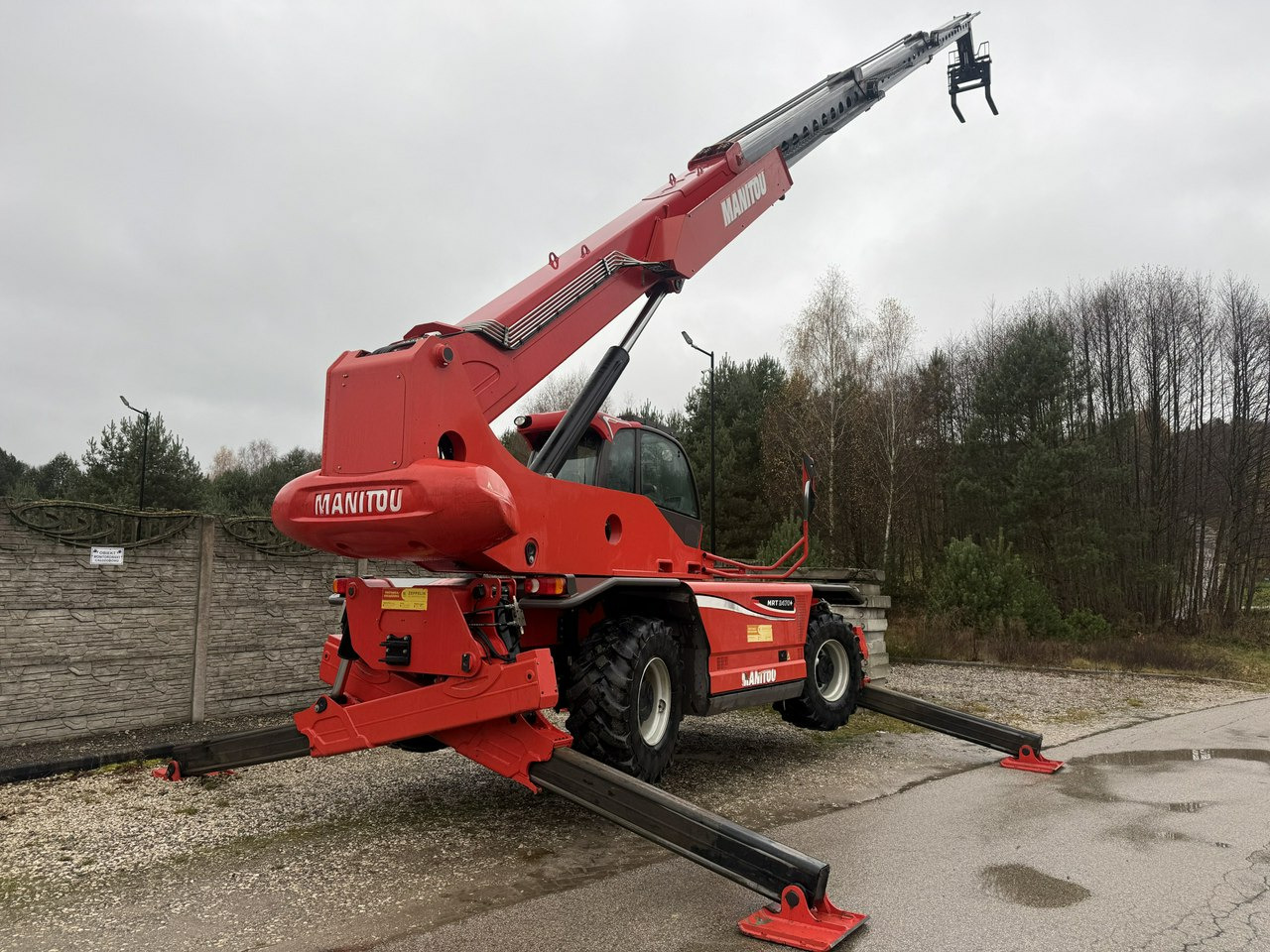 Teleskoplastar Manitou MRT 2470 + PRIVILEGE ST4 S1 ROTO Ładowarka Teleskopowa: bild 8