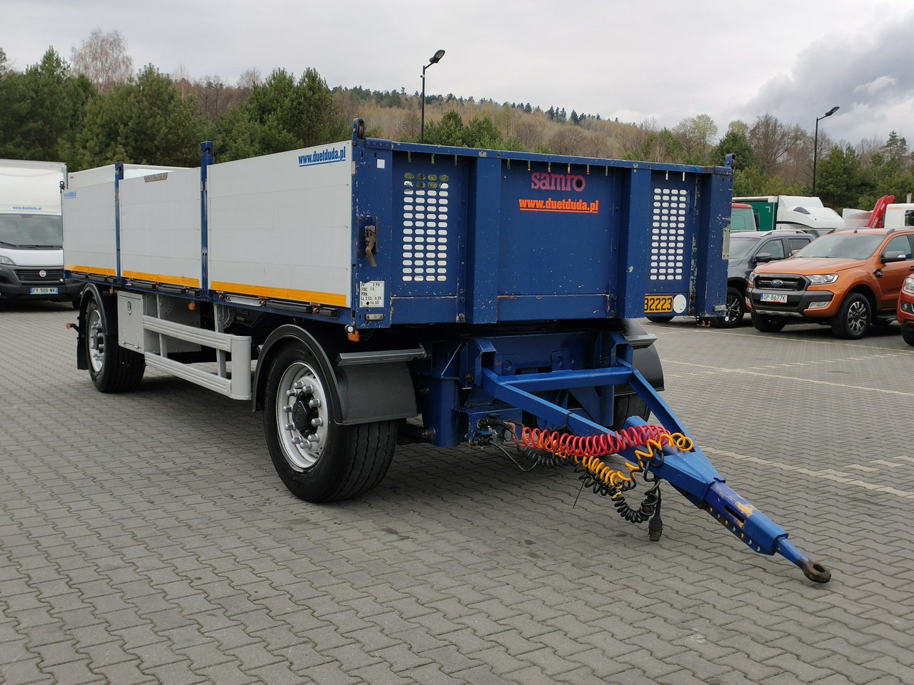 Samro Ciężarowa 2-osiowa na poduszkach - Flaksläp: bild 4 Samro Ciężarowa 2-osiowa na poduszkach - Flaksläp: bild 4
