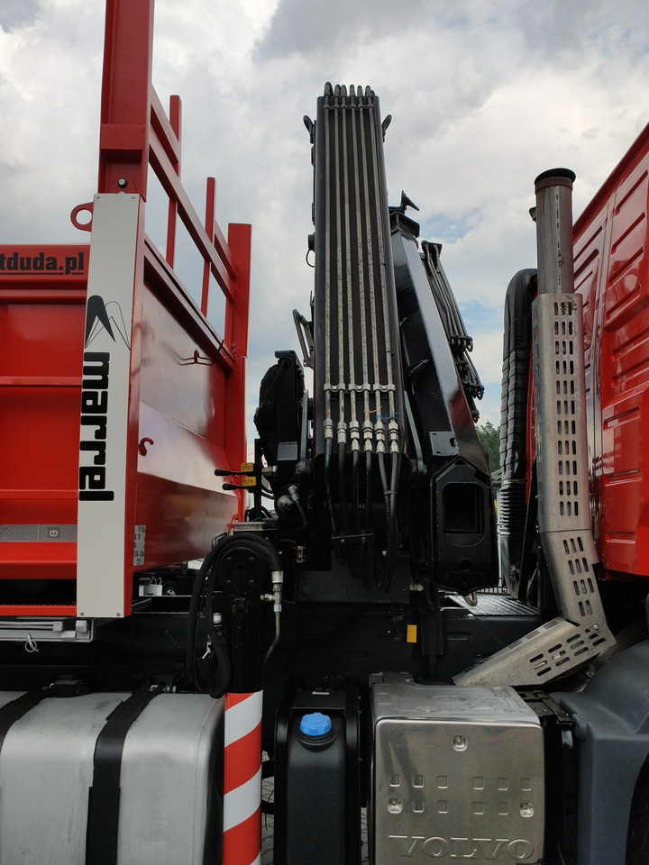 Tippbil lastbil, Kranbil Volvo FMX 410 6x4 13L HDS Radiowy Hydroburta: bild 21