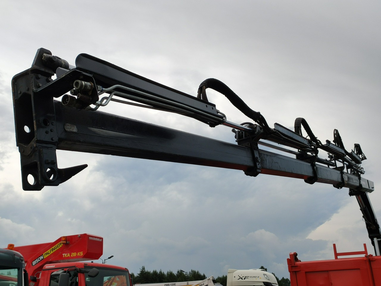 Tippbil lastbil, Kranbil Volvo FMX 410 6x4 13L HDS Radiowy Hydroburta: bild 14