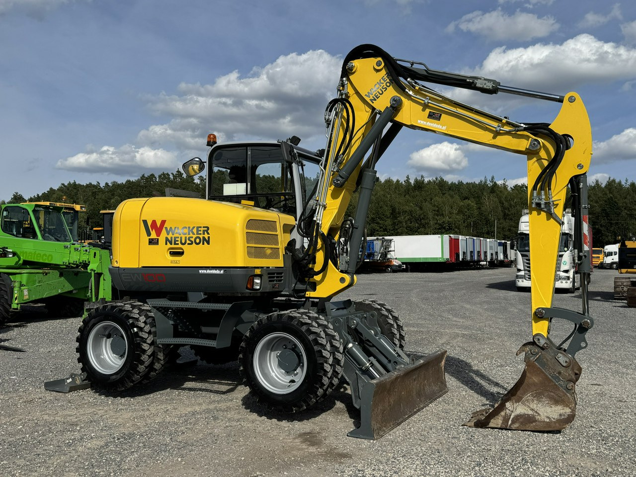 Wacker Neuson EW100 Pług + Podpory 10 ton Szybkozłącze Klimatyzacja - Grävmaskin på däck: bild 1 Wacker Neuson EW100 Pług + Podpory 10 ton Szybkozłącze Klimatyzacja - Grävmaskin på däck: bild 1