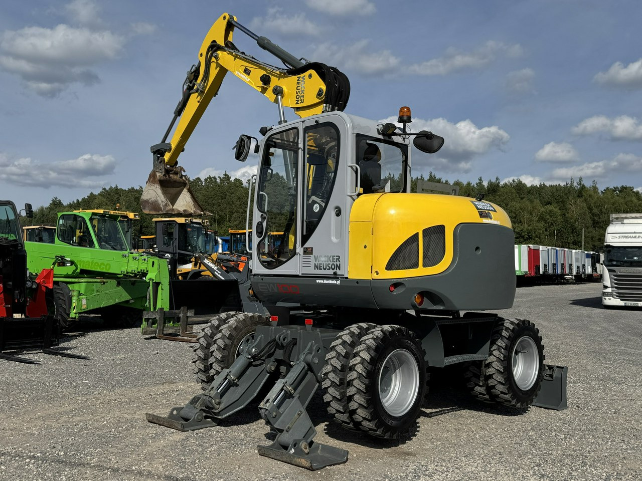 Wacker Neuson EW100 Pług + Podpory 10 ton Szybkozłącze Klimatyzacja - Grävmaskin på däck: bild 3 Wacker Neuson EW100 Pług + Podpory 10 ton Szybkozłącze Klimatyzacja - Grävmaskin på däck: bild 3