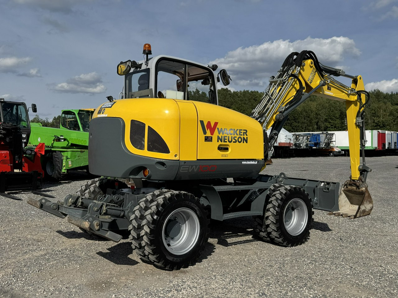 Wacker Neuson EW100 Pług + Podpory 10 ton Szybkozłącze Klimatyzacja - Grävmaskin på däck: bild 2 Wacker Neuson EW100 Pług + Podpory 10 ton Szybkozłącze Klimatyzacja - Grävmaskin på däck: bild 2