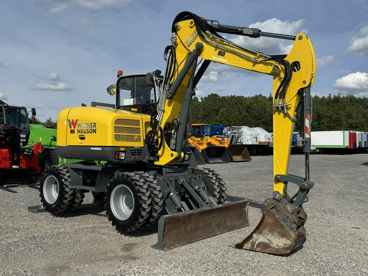 Wacker Neuson EW100 Pług + Podpory 10 ton Szybkozłącze Klimatyzacja - Grävmaskin på däck: bild 5 Wacker Neuson EW100 Pług + Podpory 10 ton Szybkozłącze Klimatyzacja - Grävmaskin på däck: bild 5