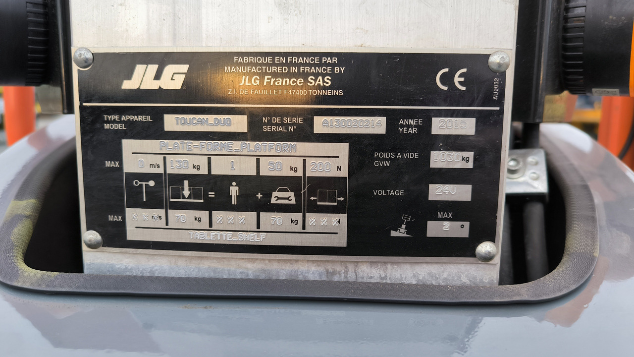 Pelarlift JLG TOUCAN DUO: bild 7 Pelarlift JLG TOUCAN DUO: bild 7