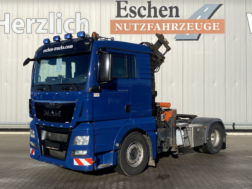 MAN TGX 18.440 4x2 BLS / Atlas 165.2E-A4 Kran - Dragbil: bild 1 MAN TGX 18.440 4x2 BLS / Atlas 165.2E-A4 Kran - Dragbil: bild 1