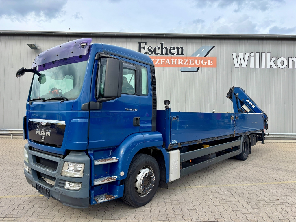 MAN TGS 18.360 4x2 LL / MKG HLK 111 Kran - Flakbil, Kranbil: bild 2 MAN TGS 18.360 4x2 LL / MKG HLK 111 Kran - Flakbil, Kranbil: bild 2