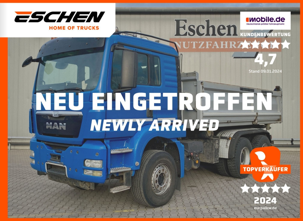 MAN TGS 26.480 6x4 BB - Tippbil lastbil: bild 1 MAN TGS 26.480 6x4 BB - Tippbil lastbil: bild 1