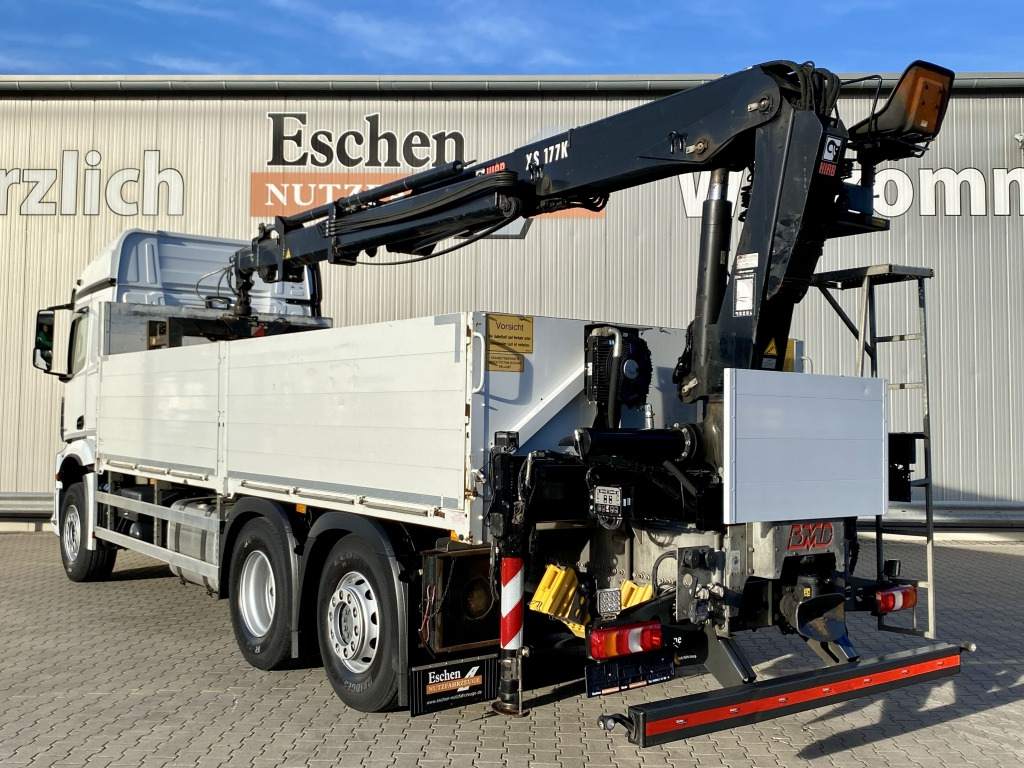 Mercedes-Benz 2545 L 6x2 Arocs / HIAB 177 K Pro Kran - Flakbil, Kranbil: bild 3 Mercedes-Benz 2545 L 6x2 Arocs / HIAB 177 K Pro Kran - Flakbil, Kranbil: bild 3