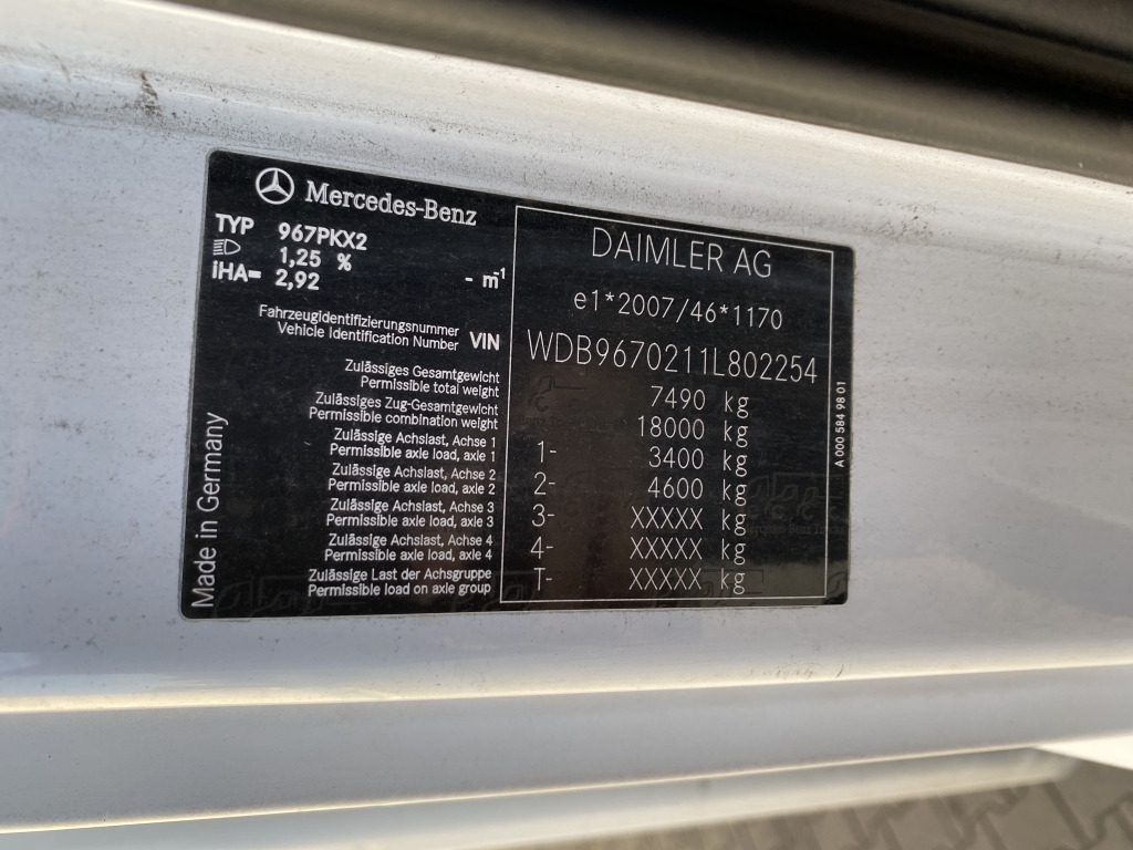 Mercedes-Benz 818 L Atego / BÄR-LBW - Lastbil med skåp: bild 4 Mercedes-Benz 818 L Atego / BÄR-LBW - Lastbil med skåp: bild 4