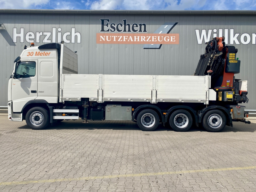Volvo FH 460 8x4 / Palfinger PK 53002 SHF Kran - Flakbil, Kranbil: bild 2 Volvo FH 460 8x4 / Palfinger PK 53002 SHF Kran - Flakbil, Kranbil: bild 2