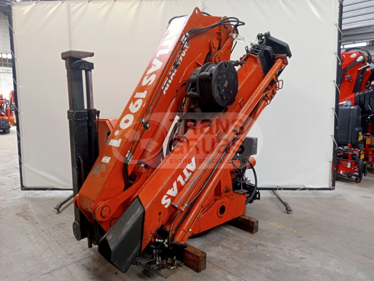 Grúa Atlas AK 190.1 A5 - Lastbilskran för Lastbil: bild 4 Grúa Atlas AK 190.1 A5 - Lastbilskran för Lastbil: bild 4