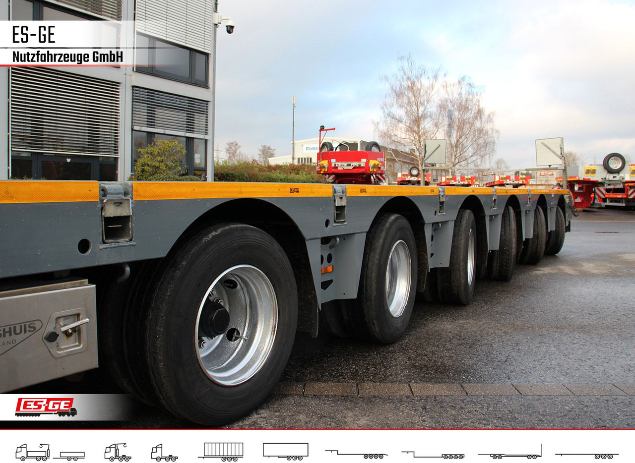 Broshuis 6-Achs-Satteltieflader - teleskopierbar - Låg lastare semitrailer: bild 4 Broshuis 6-Achs-Satteltieflader - teleskopierbar - Låg lastare semitrailer: bild 4