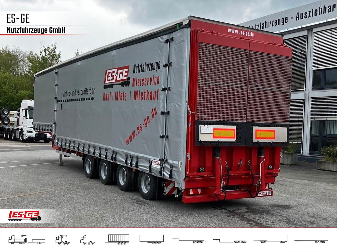 Dinkel 4-Achs-Jumbotieflader - doppelte Rampen Dinkel 4-Achs-Jumbotieflader - doppelte Rampen - Låg lastare semitrailer: bild 1 Dinkel 4-Achs-Jumbotieflader - doppelte Rampen Dinkel 4-Achs-Jumbotieflader - doppelte Rampen - Låg lastare semitrailer: bild 1