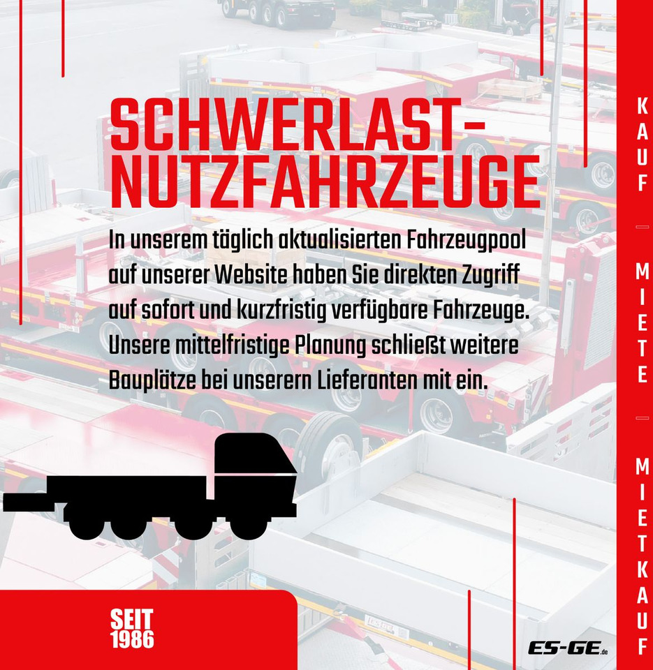 ES-GE 3-Achs Sattelanhänger - Rungen + CV - Flaktrailer: bild 4 ES-GE 3-Achs Sattelanhänger - Rungen + CV - Flaktrailer: bild 4