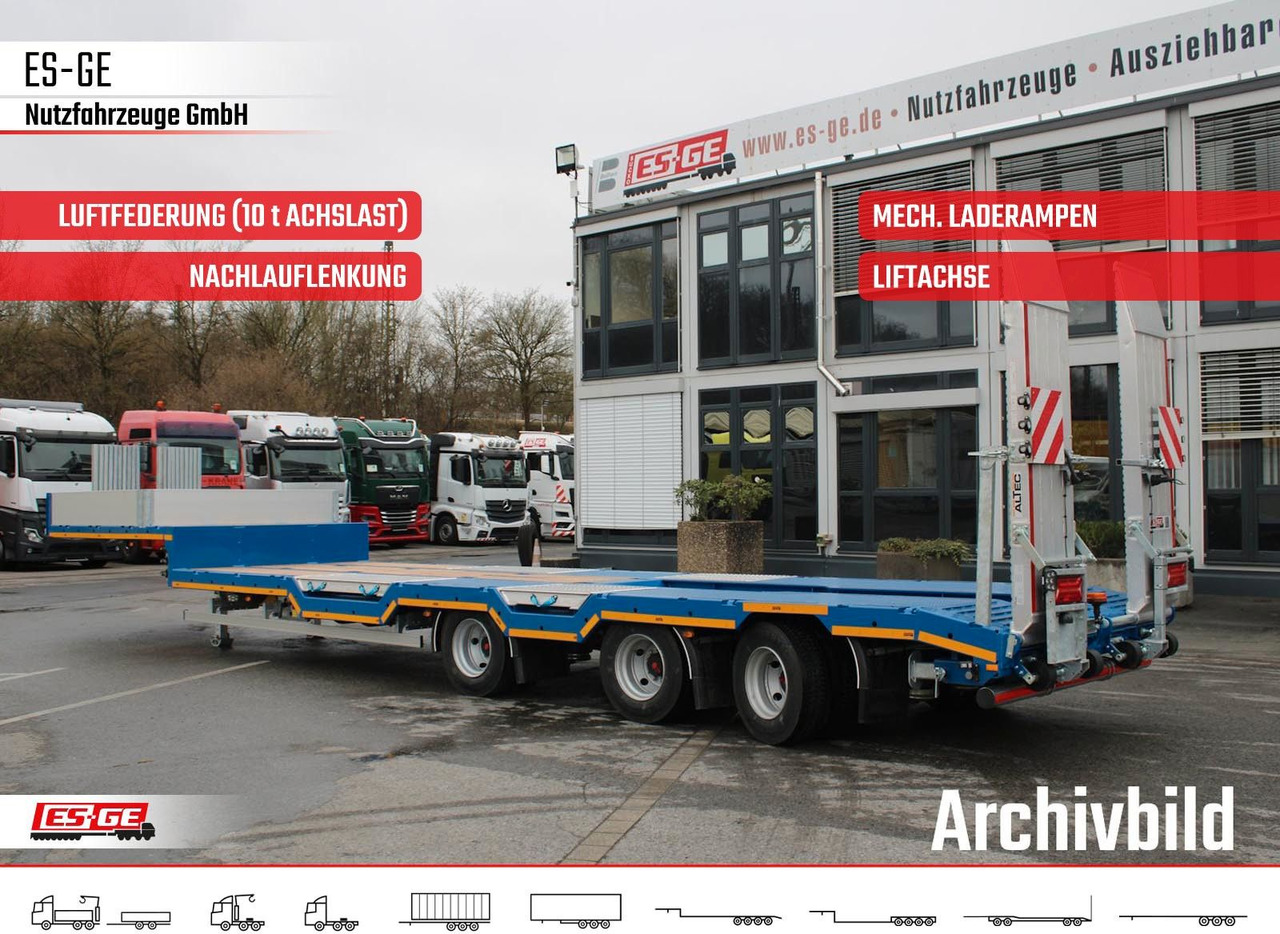 ES-GE 3-Achs-Satteltieflader - Radmulden - Låg lastare semitrailer: bild 1 ES-GE 3-Achs-Satteltieflader - Radmulden - Låg lastare semitrailer: bild 1