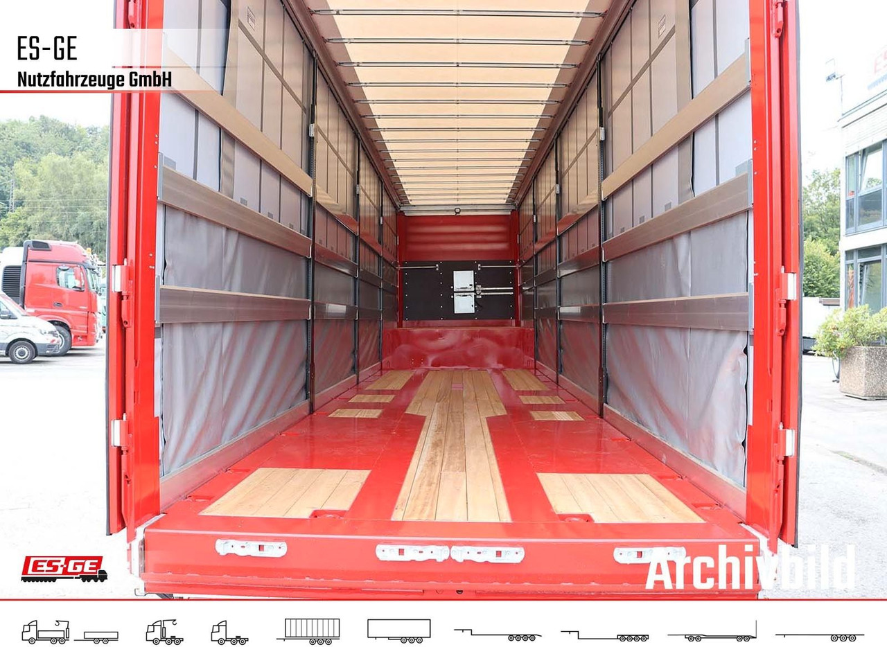 ES-GE 4-Achs-Satteltieflader mit Curtainsider-Aufbau - Låg lastare semitrailer: bild 2 ES-GE 4-Achs-Satteltieflader mit Curtainsider-Aufbau - Låg lastare semitrailer: bild 2