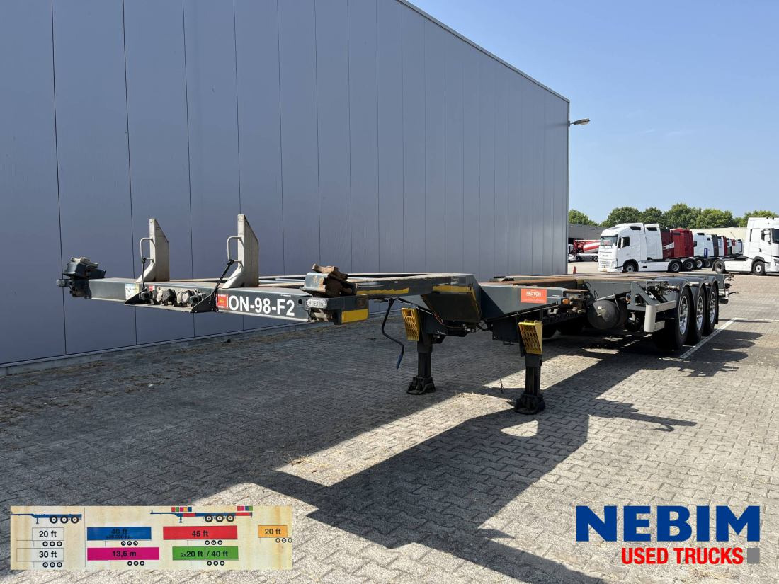 Pacton ET3 - Multi / Slider / Flex - Containerbil/ Växelflak semitrailer: bild 1 Pacton ET3 - Multi / Slider / Flex - Containerbil/ Växelflak semitrailer: bild 1