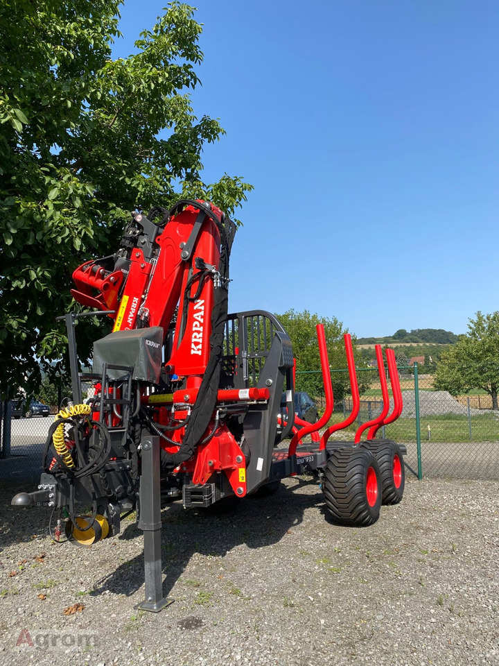 Krpan GP 15 D + 8,4Z Kran - Skogsvagn: bild 1 Krpan GP 15 D + 8,4Z Kran - Skogsvagn: bild 1