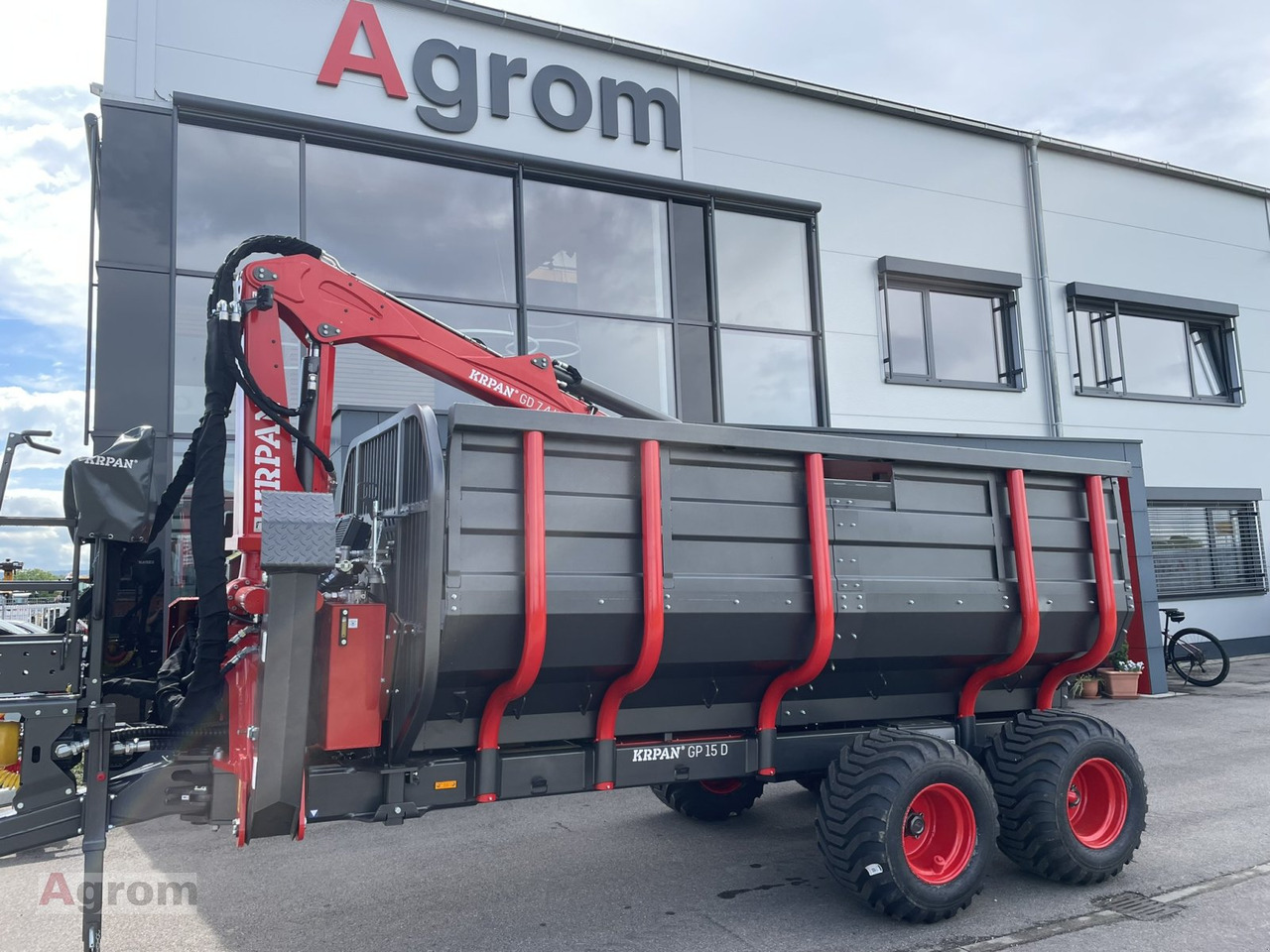 Krpan GP 15 D + Kran 7,4 K - Skogsvagn: bild 2 Krpan GP 15 D + Kran 7,4 K - Skogsvagn: bild 2