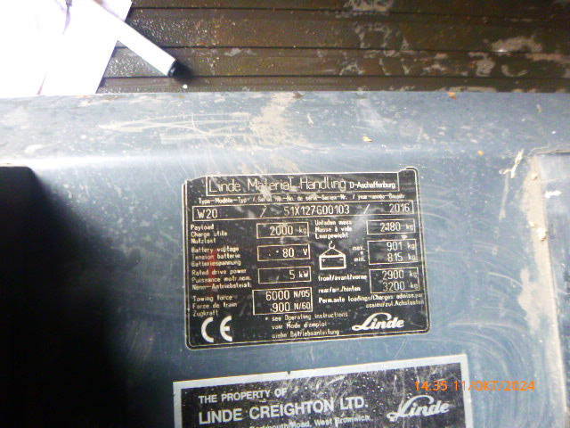 LINDE W20 2022 BATTERY!!! - Dragtruck: bild 2 LINDE W20 2022 BATTERY!!! - Dragtruck: bild 2