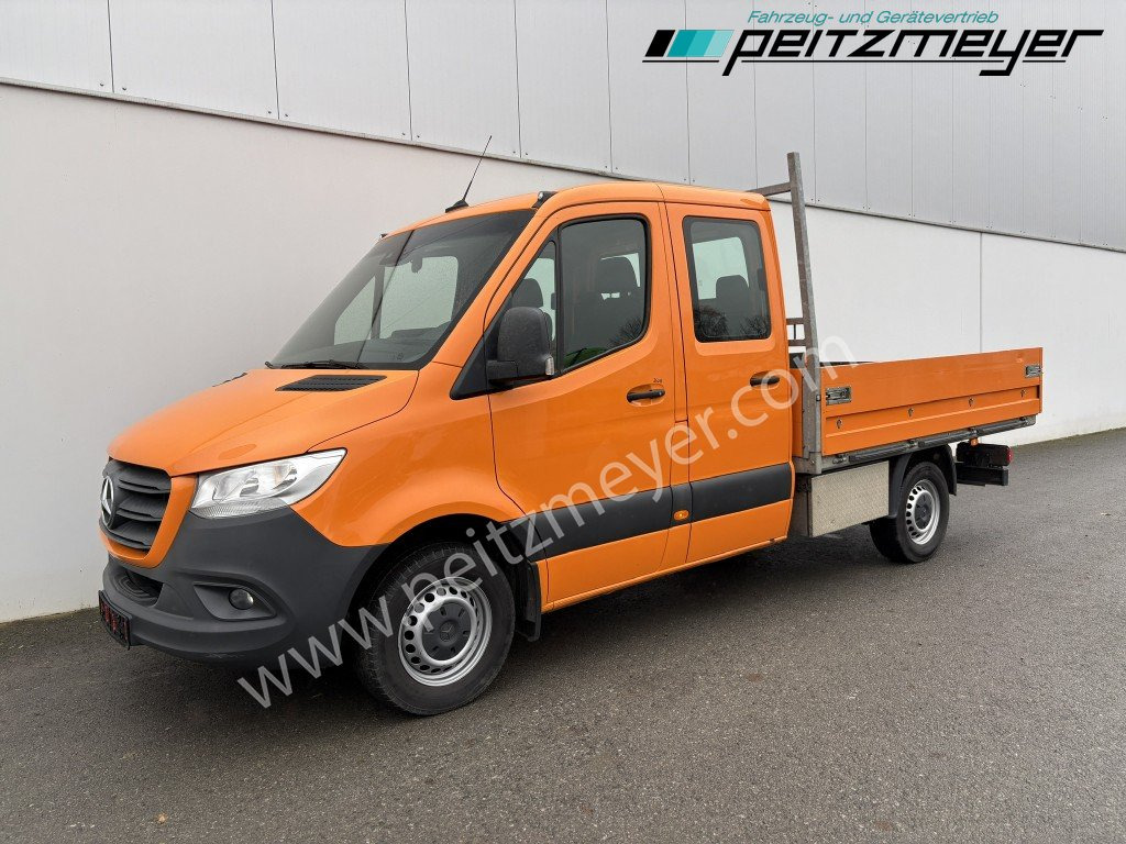 MERCEDES-BENZ Sprinter 314 CDI Doka Pritsche, Klima, Standh., AHK 2,8 t. - Transportbil med flak, Dubbelhytt transportbil: bild 1 MERCEDES-BENZ Sprinter 314 CDI Doka Pritsche, Klima, Standh., AHK 2,8 t. - Transportbil med flak, Dubbelhytt transportbil: bild 1