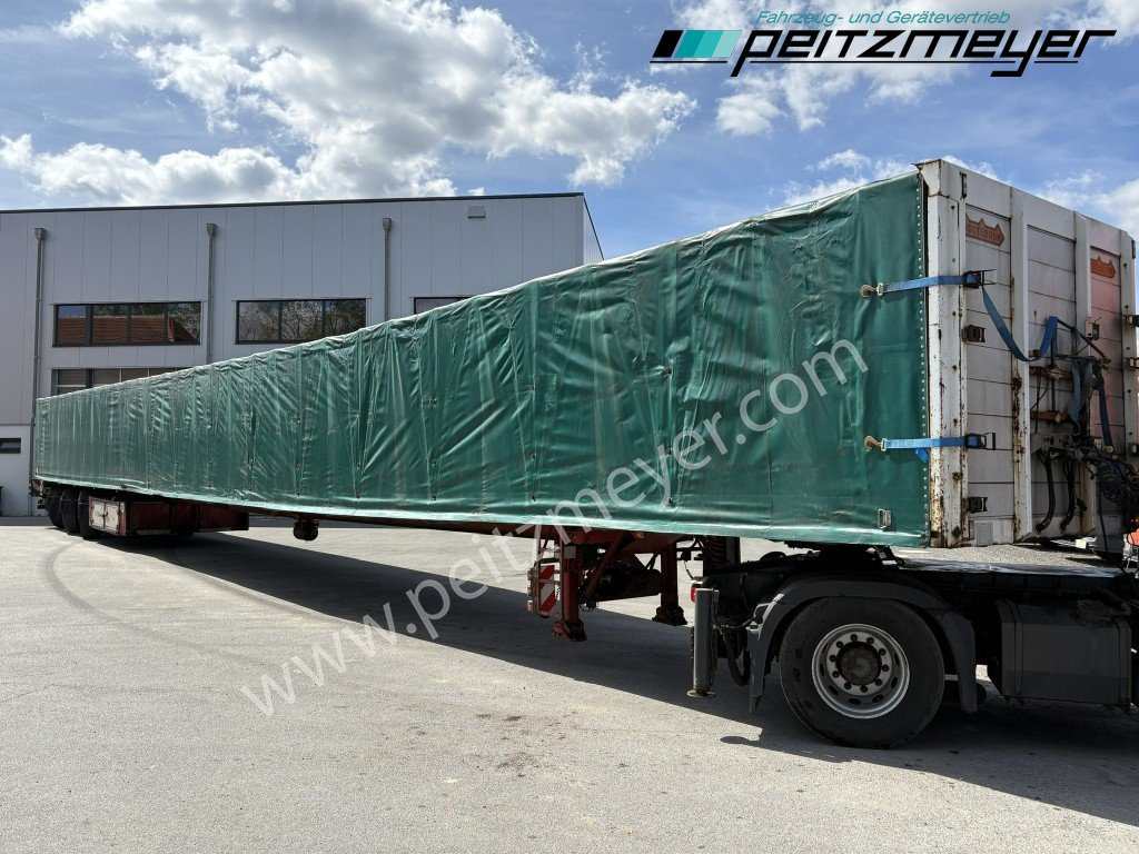 NOOTEBOOM ( NL ) Pritschenauflieger ausziehbar OVB-48-03V hydr. gelenkt Fernsteuerung, 26,35 m unter Plane - Kapelltrailer: bild 4 NOOTEBOOM ( NL ) Pritschenauflieger ausziehbar OVB-48-03V hydr. gelenkt Fernsteuerung, 26,35 m unter Plane - Kapelltrailer: bild 4