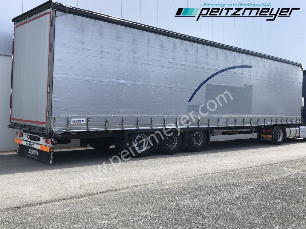 SCHMITZ 3 Achs Pritschenauflieger SCS 24/L-13.62 Mega, Power-Curtain Jumbo, Edscha, RSAB, - Kapelltrailer: bild 1 SCHMITZ 3 Achs Pritschenauflieger SCS 24/L-13.62 Mega, Power-Curtain Jumbo, Edscha, RSAB, - Kapelltrailer: bild 1