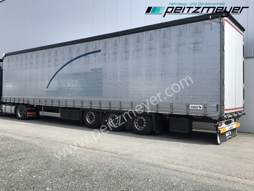 SCHMITZ 3 Achs Pritschenauflieger SCS 24/L-13.62 Mega, Power-Curtain Jumbo, Edscha, RSAB, - Kapelltrailer: bild 2 SCHMITZ 3 Achs Pritschenauflieger SCS 24/L-13.62 Mega, Power-Curtain Jumbo, Edscha, RSAB, - Kapelltrailer: bild 2