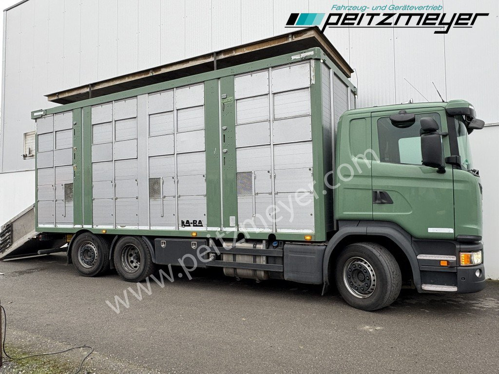 Scania G 450 6x2, Kaba 3-Stock, Hubdach Lenk + Lift, - Djurtransport lastbil: bild 2 Scania G 450 6x2, Kaba 3-Stock, Hubdach Lenk + Lift, - Djurtransport lastbil: bild 2