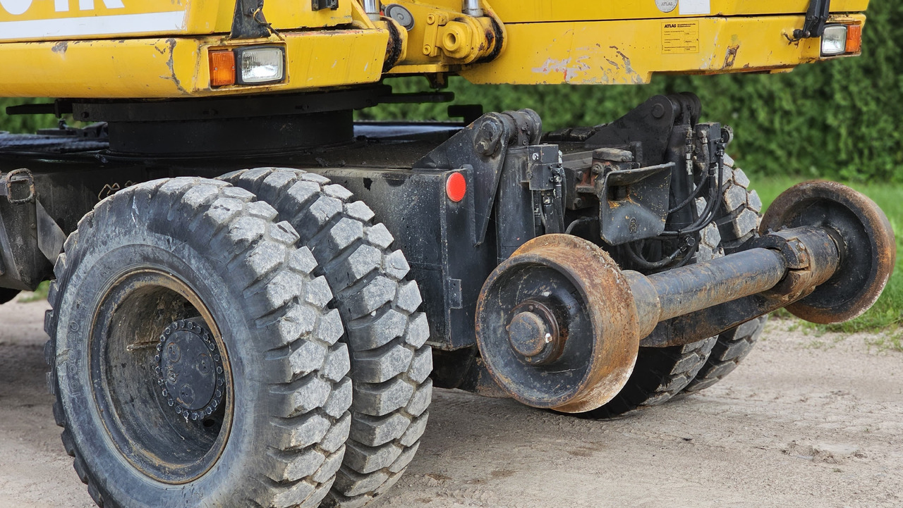 Grävmaskin på däck ATLAS 1304KZW railroad: bild 13