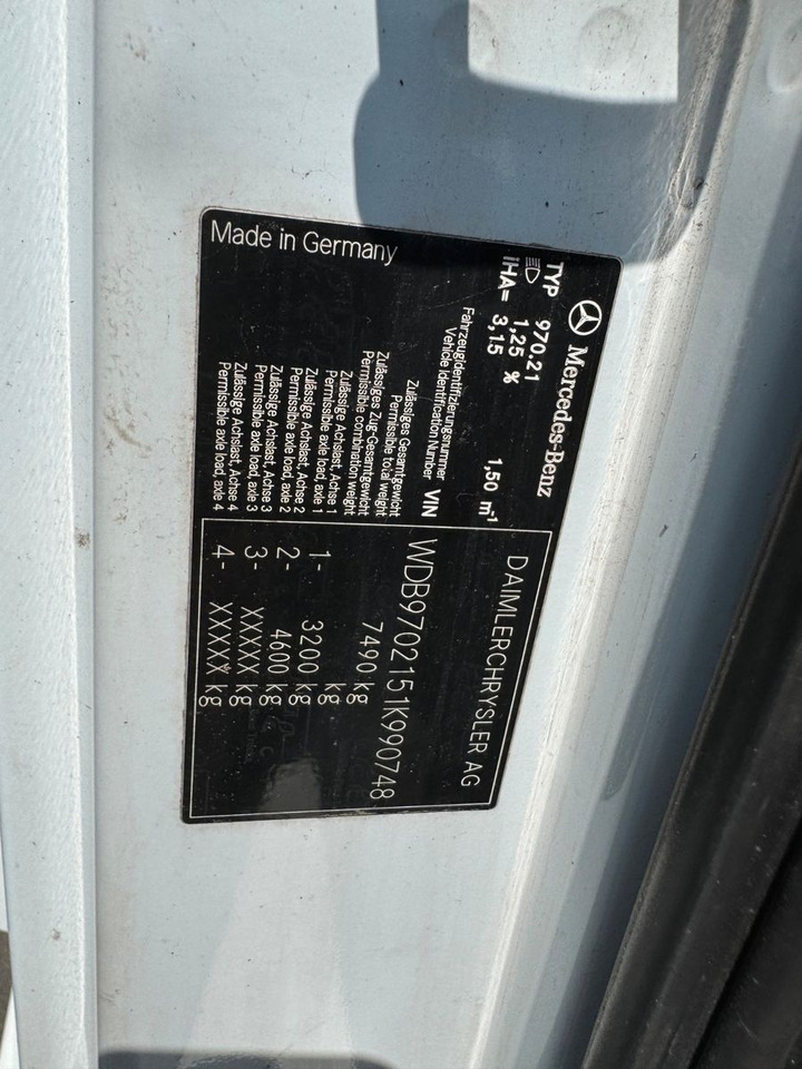 Mercedes-Benz 818 Koffer / LBW / AHK + DL - Volymskåp: bild 5 Mercedes-Benz 818 Koffer / LBW / AHK + DL - Volymskåp: bild 5