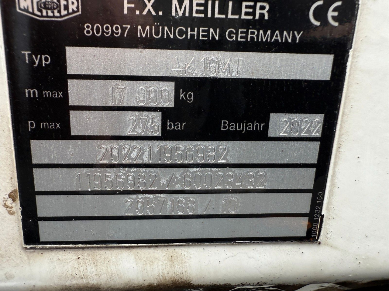 Leasa  Mercedes-Benz Actros 2543 6x2 Meiller AK 16.T Mercedes-Benz Actros 2543 6x2 Meiller AK 16.T: bild 8