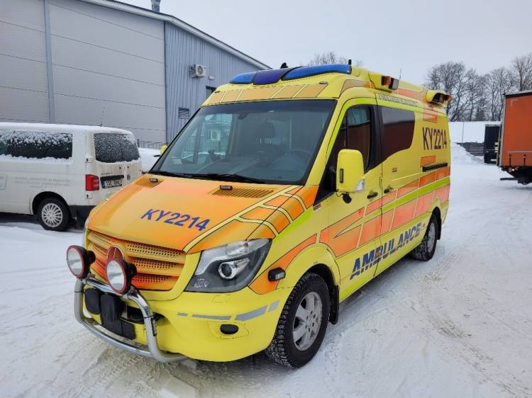 MERCEDES – BENZ SPRINTER 3.0D AMBULANCE (TAMLANS) KLIMA, 11.2016, EURO 6  - Ambulans: bild 2 MERCEDES – BENZ SPRINTER 3.0D AMBULANCE (TAMLANS) KLIMA, 11.2016, EURO 6  - Ambulans: bild 2