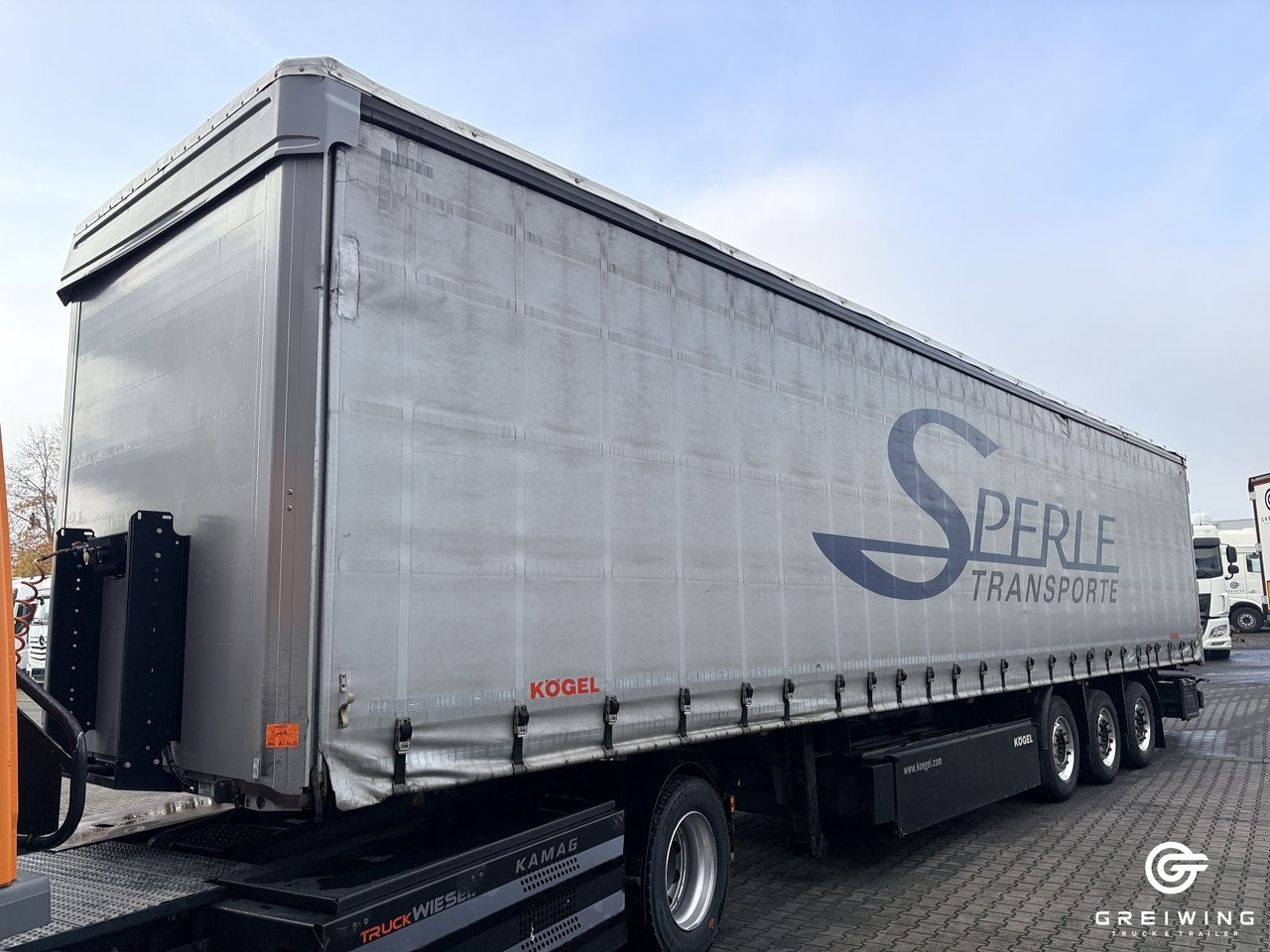 Kapelltrailer Kögel SN24, Alu, Liftachse, Lenkachse, Coil, SAF: bild 9