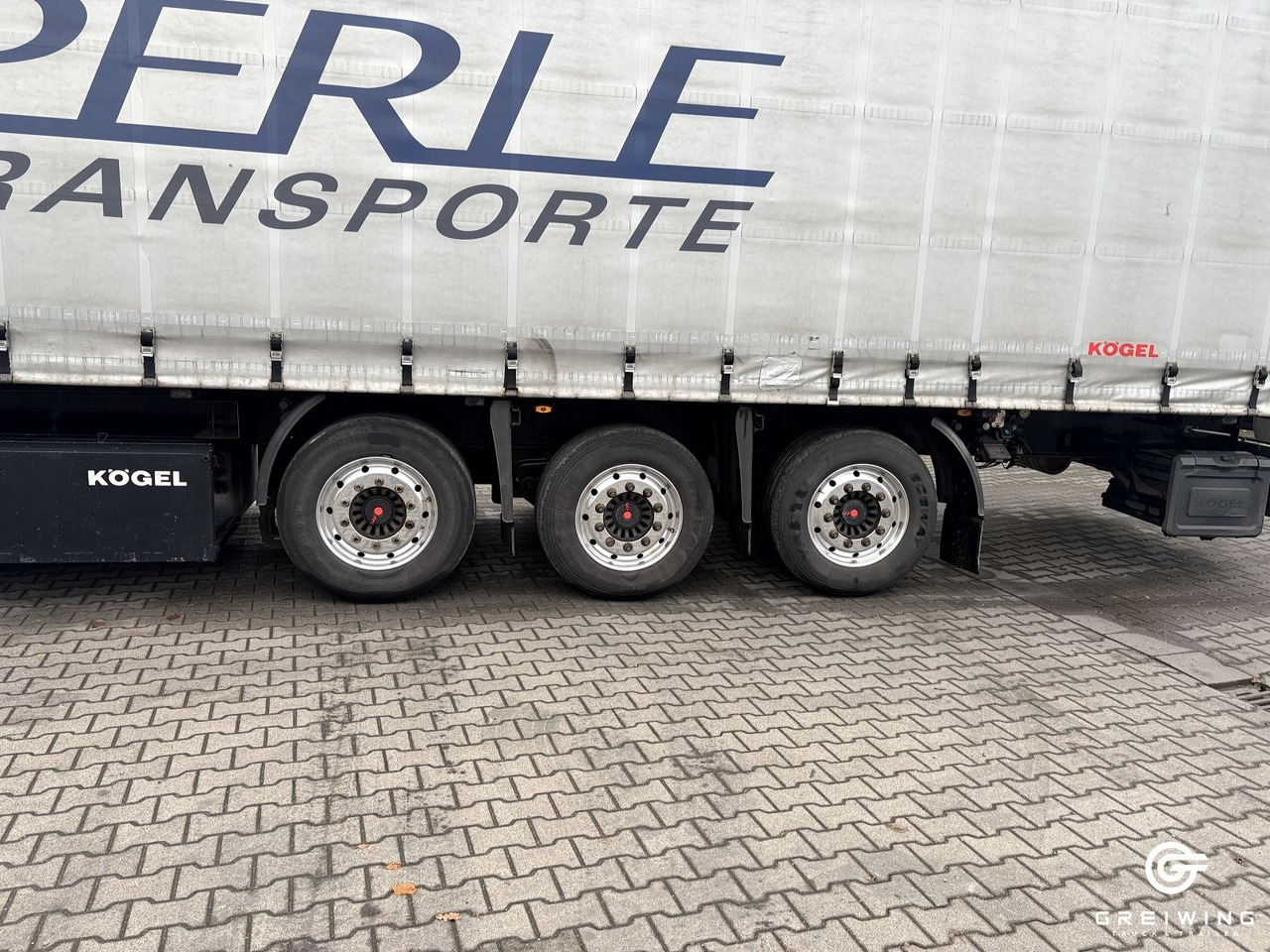 Kapelltrailer Kögel SN24, Alu, Liftachse, Lenkachse, Coil, SAF: bild 8