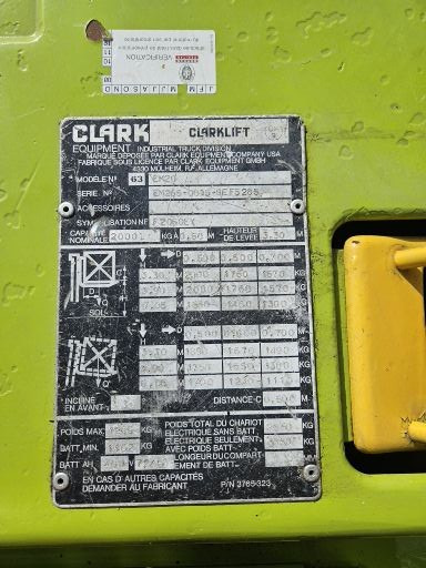 Clarke EM20 - Eltruck: bild 2 Clarke EM20 - Eltruck: bild 2